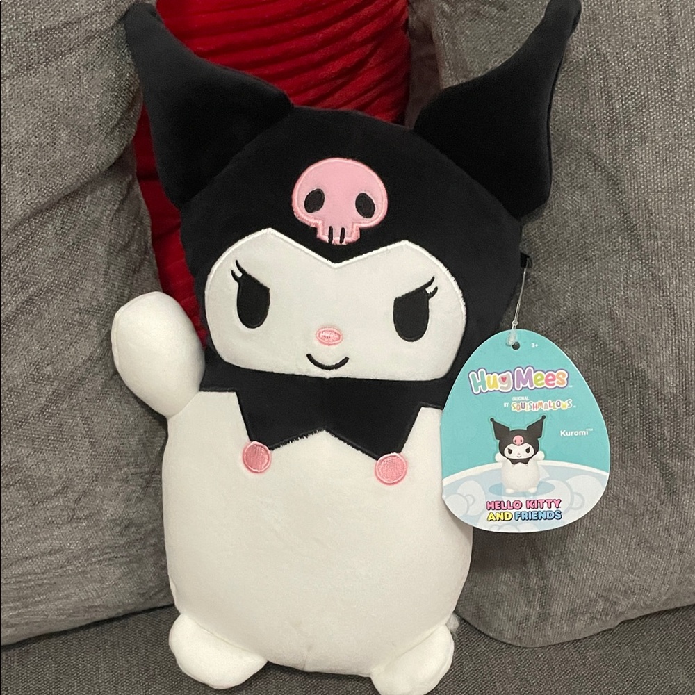 Squishmallows Black and White Stuffed Animal